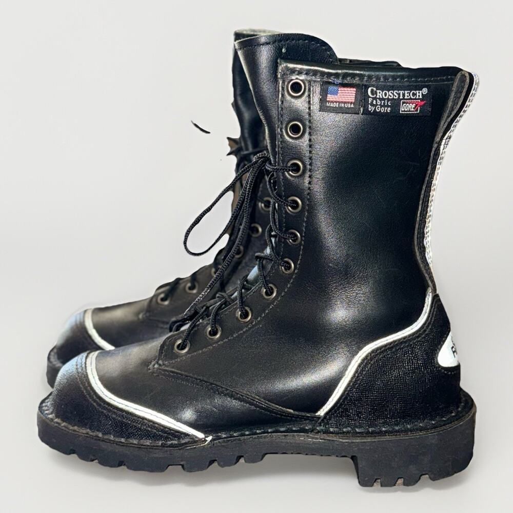 LaCrosse FireTech Maltese Firefighter Black‎ Boots Womens Size 6 12910 Steel Toe
